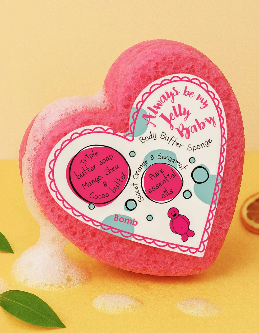 Always Be My Jelly Baby Body Buffer Soap Shower Sponge, 3 of 2