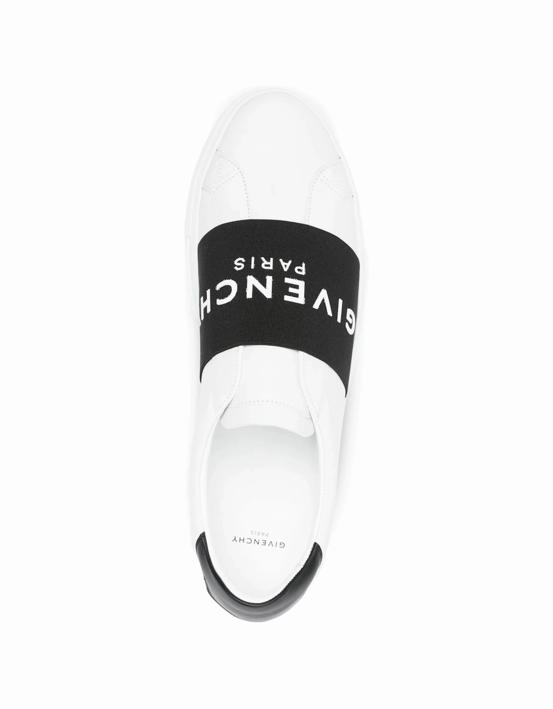 Low Top Elastic Sneakers White
