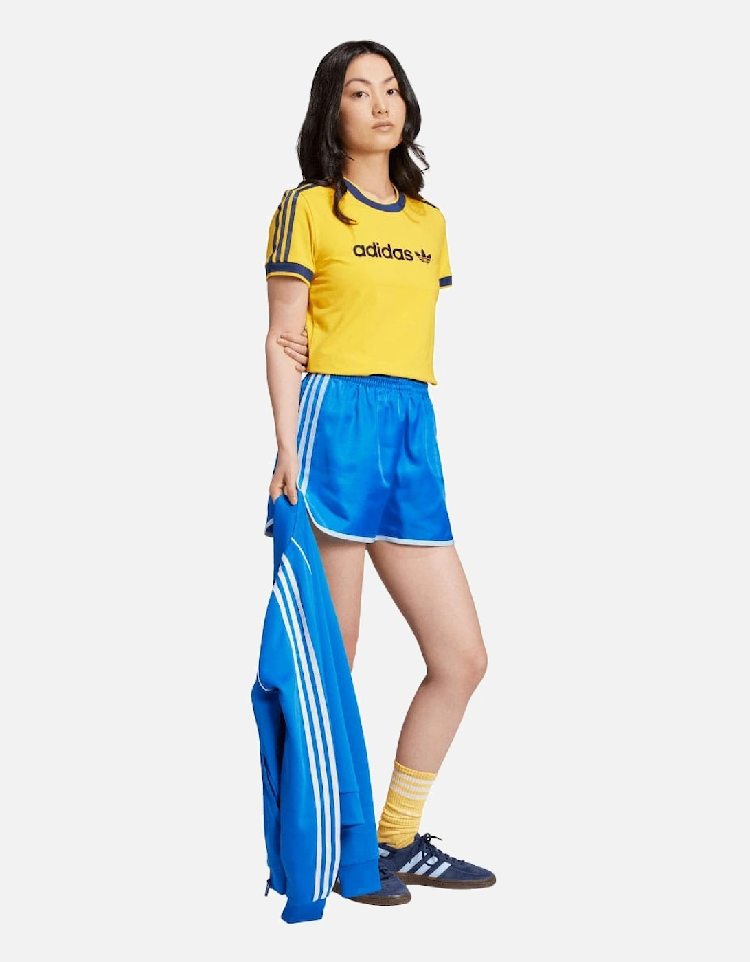 Graphic Badge Slim 3-Stripes T-Shirt