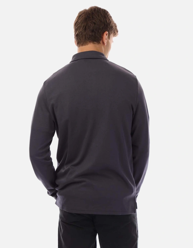 Interlock Long Sleeve Polo Shirt