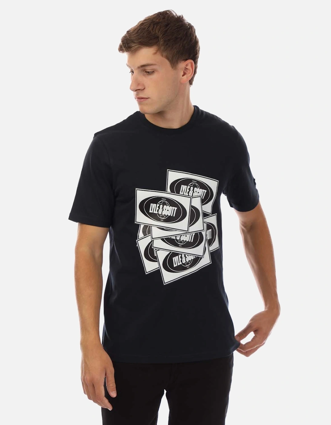 Football Sticker Graphic T-Shirt, 5 of 4