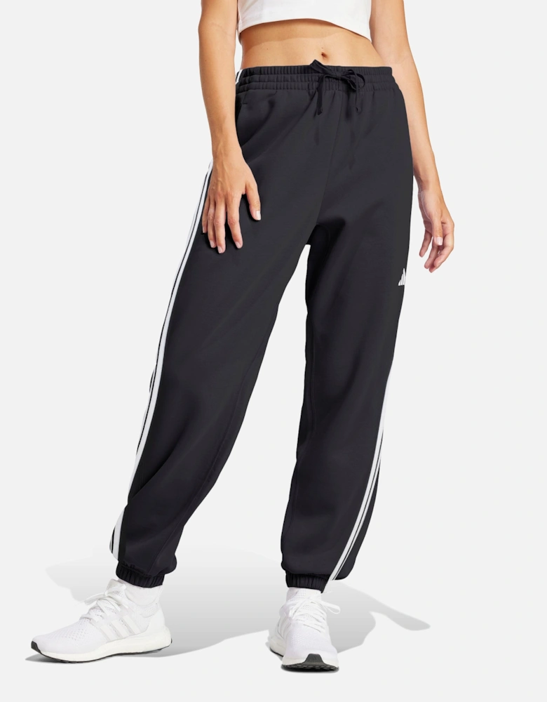 Women's Black/White Joggers