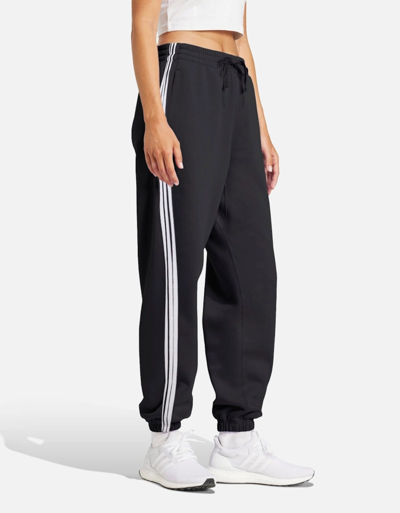 Women's Black/White Joggers