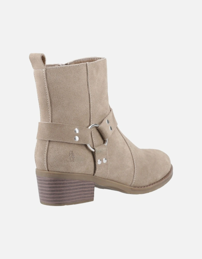 Iria Suede Women's Taupe Heeled Ankle Boots