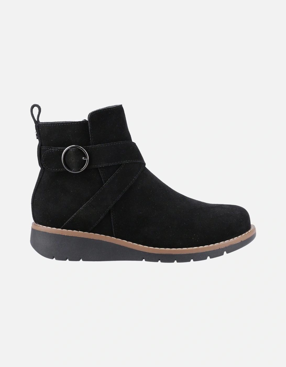 Lyra Suede Women's Black Winter Ankle Boots
