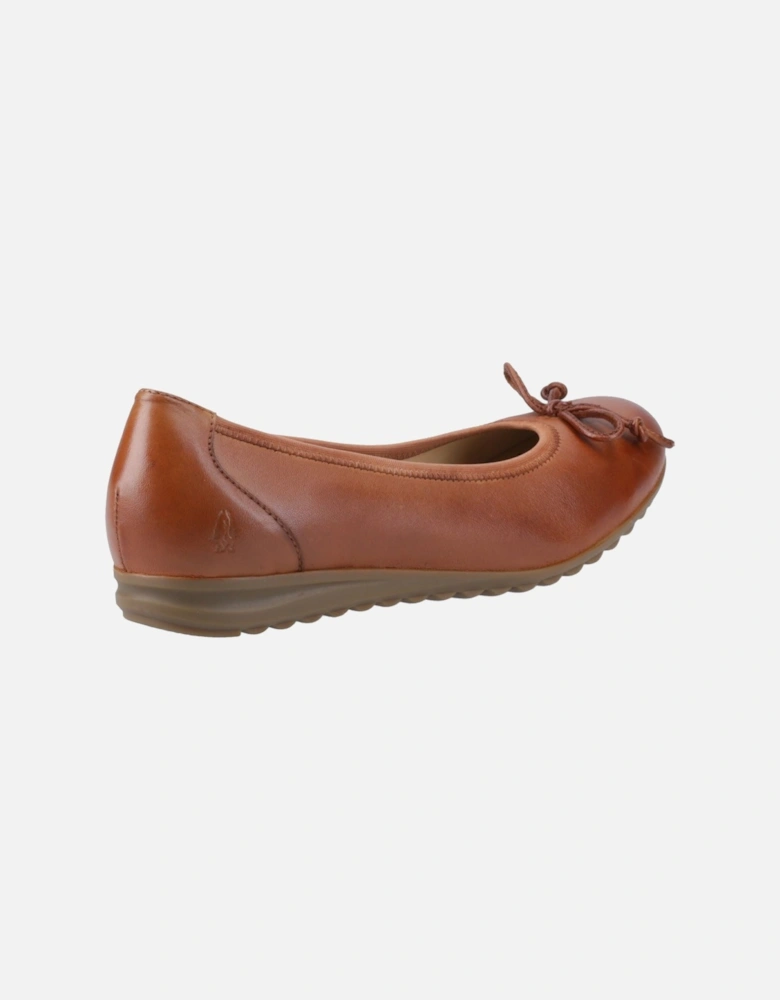 Lucille Leather Women's Tan Flats