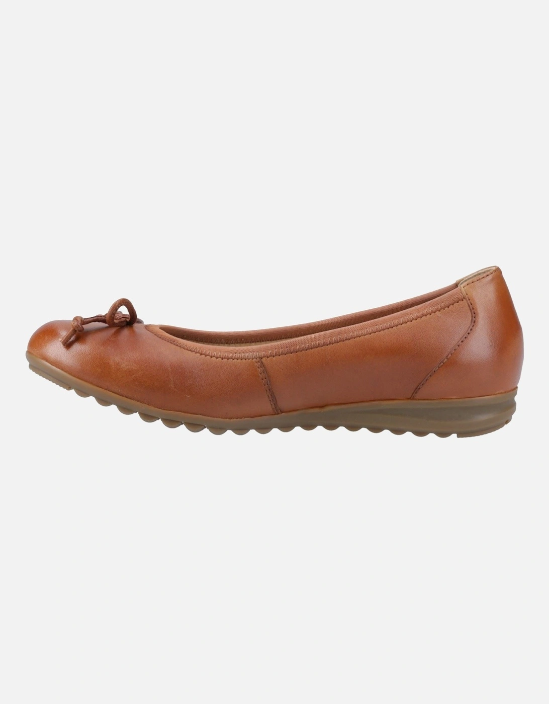 Lucille Leather Women's Tan Flats
