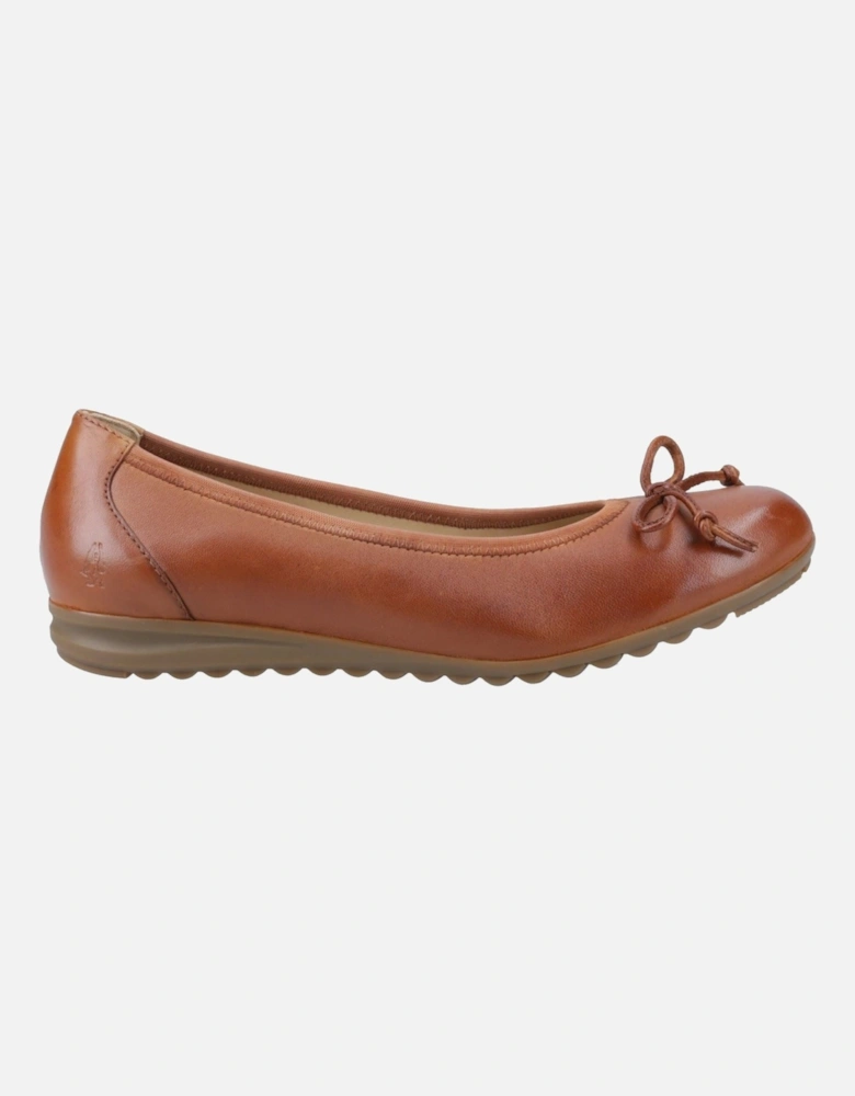 Lucille Leather Women's Tan Flats