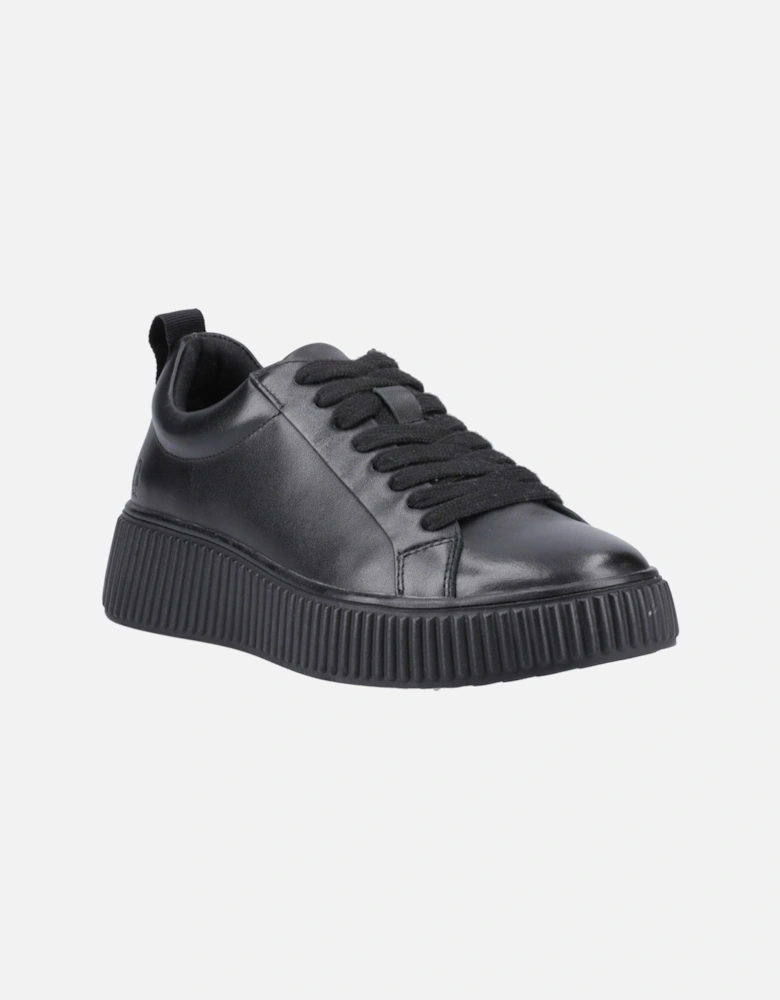 Harlow Leather Women's Black/Black Trainers