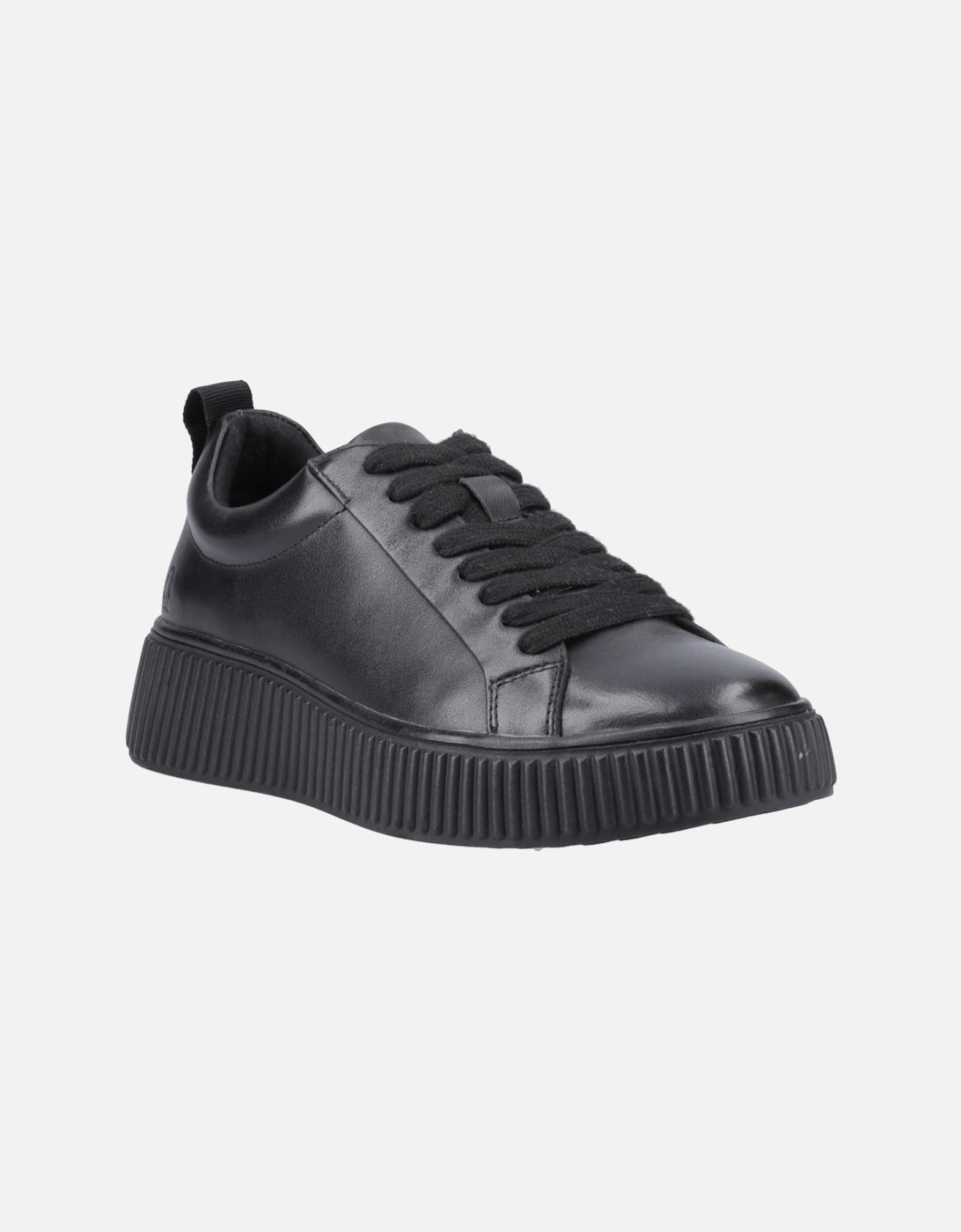 Harlow Leather Women's Black/Black Trainers, 6 of 5