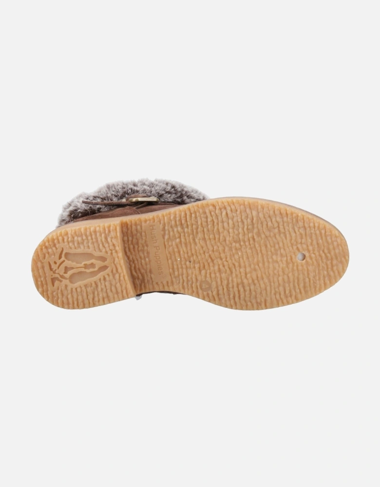 Hannah Suede Women's Chocolate Winter Ankle Boots
