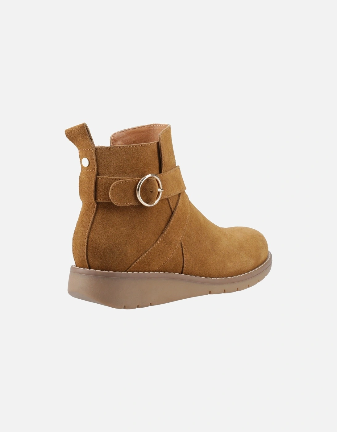 Lyra Suede Women's Tan Winter Ankle Boots