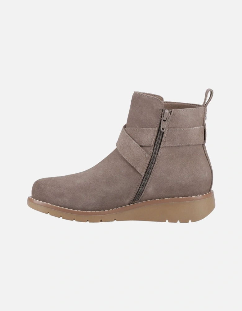 Lyra Suede Women's Taupe Winter Ankle Boots