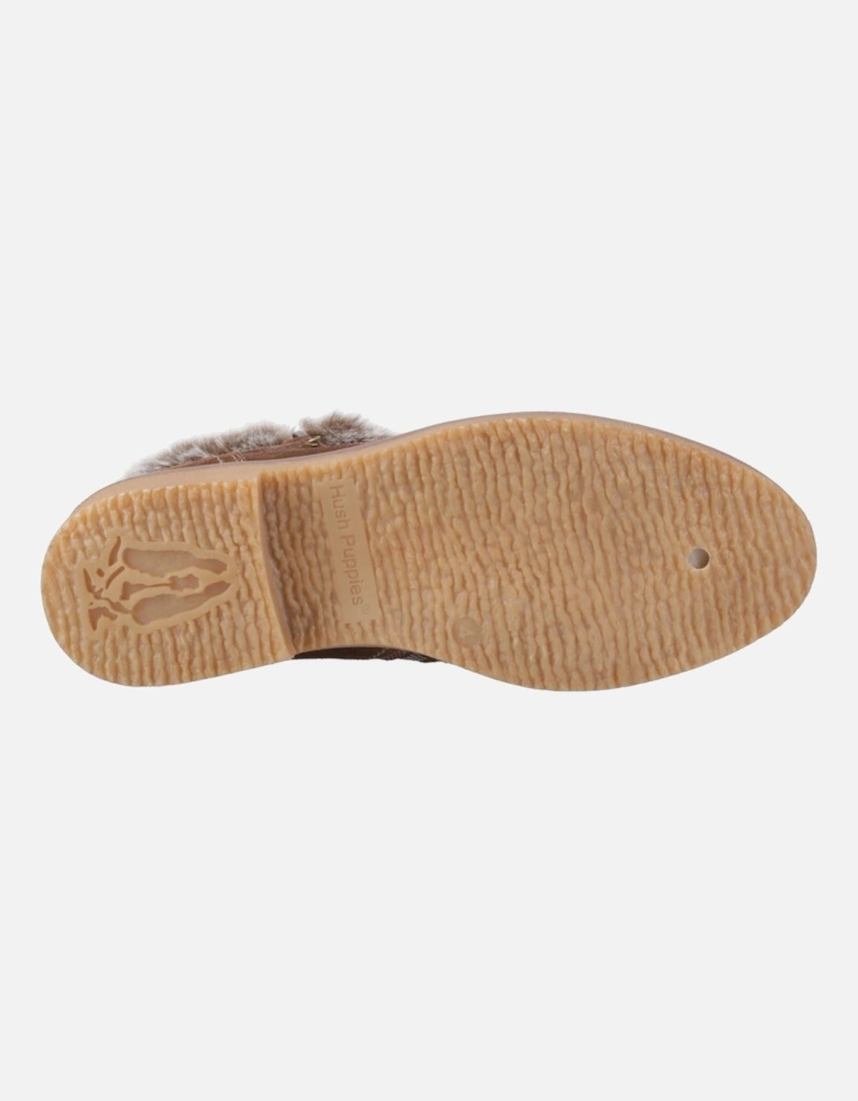 Lyra Suede Women's Taupe Winter Ankle Boots