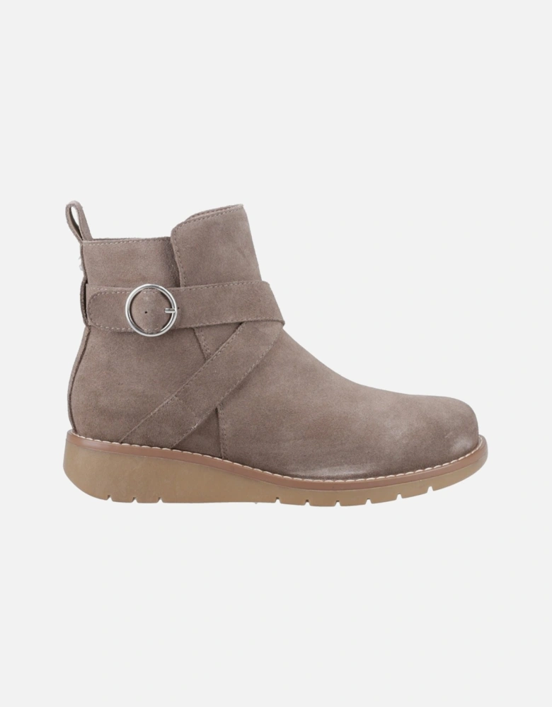Lyra Suede Women's Taupe Winter Ankle Boots