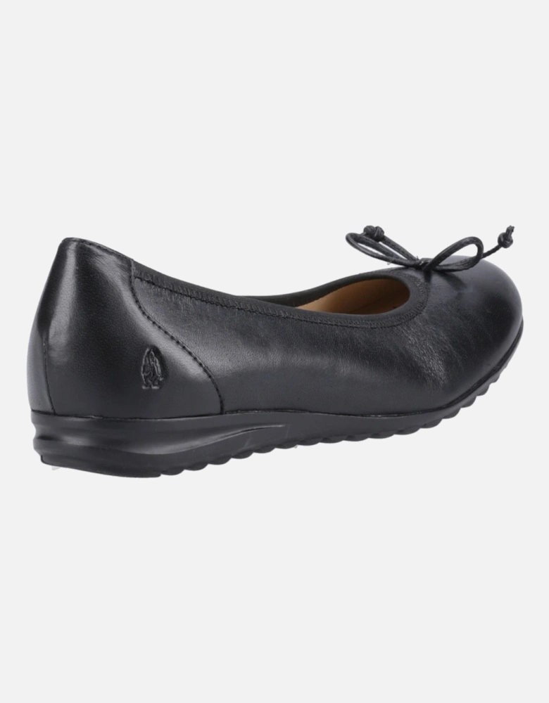 Lucille Leather Women's Black Flats