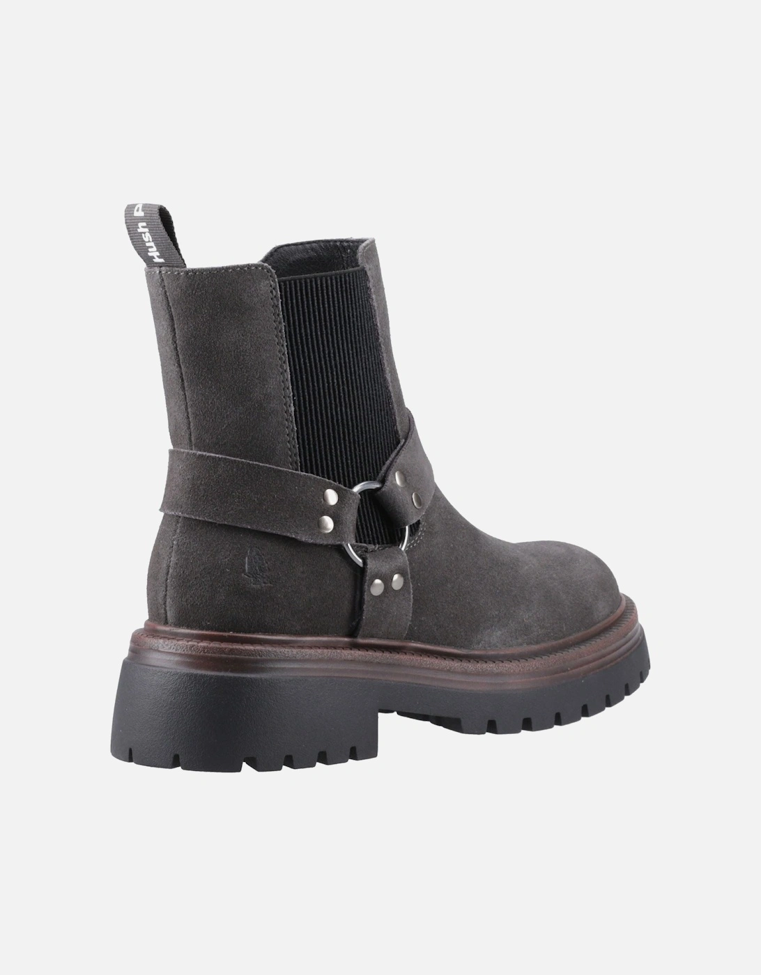 Raye Suede Women's Charcoal Flat Chelsea Boots