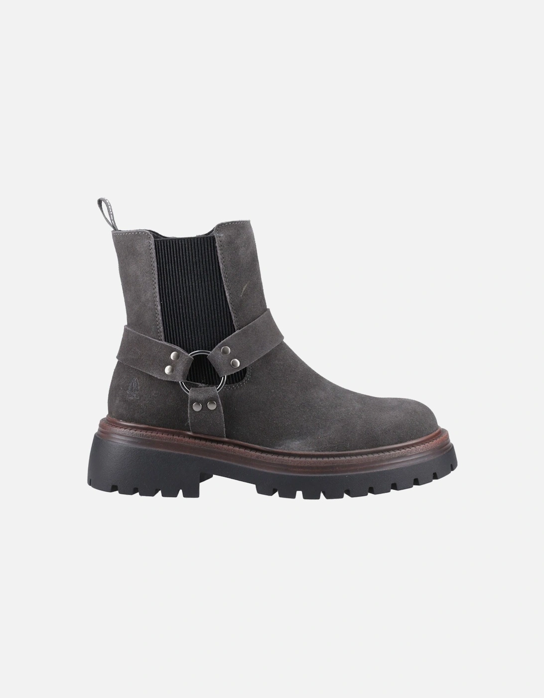 Raye Suede Women's Charcoal Flat Chelsea Boots