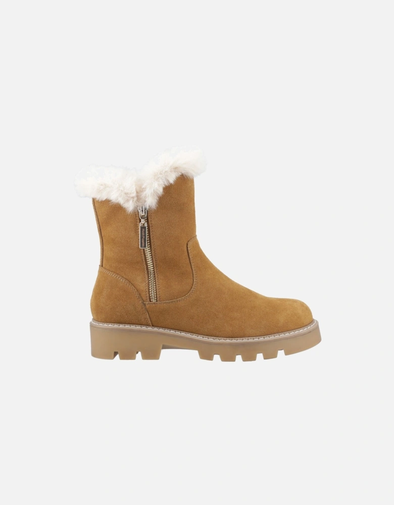 Ambre Suede Women's Tan Winter Mid Calf Boots
