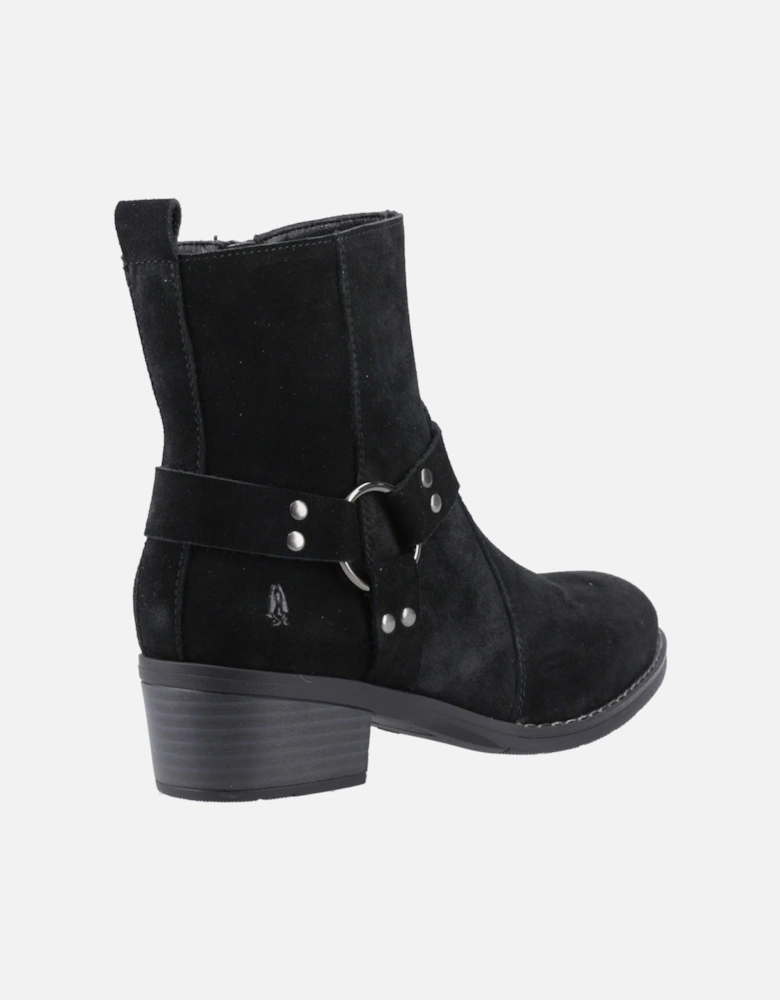 Iria Suede Women's Black Heeled Ankle Boots