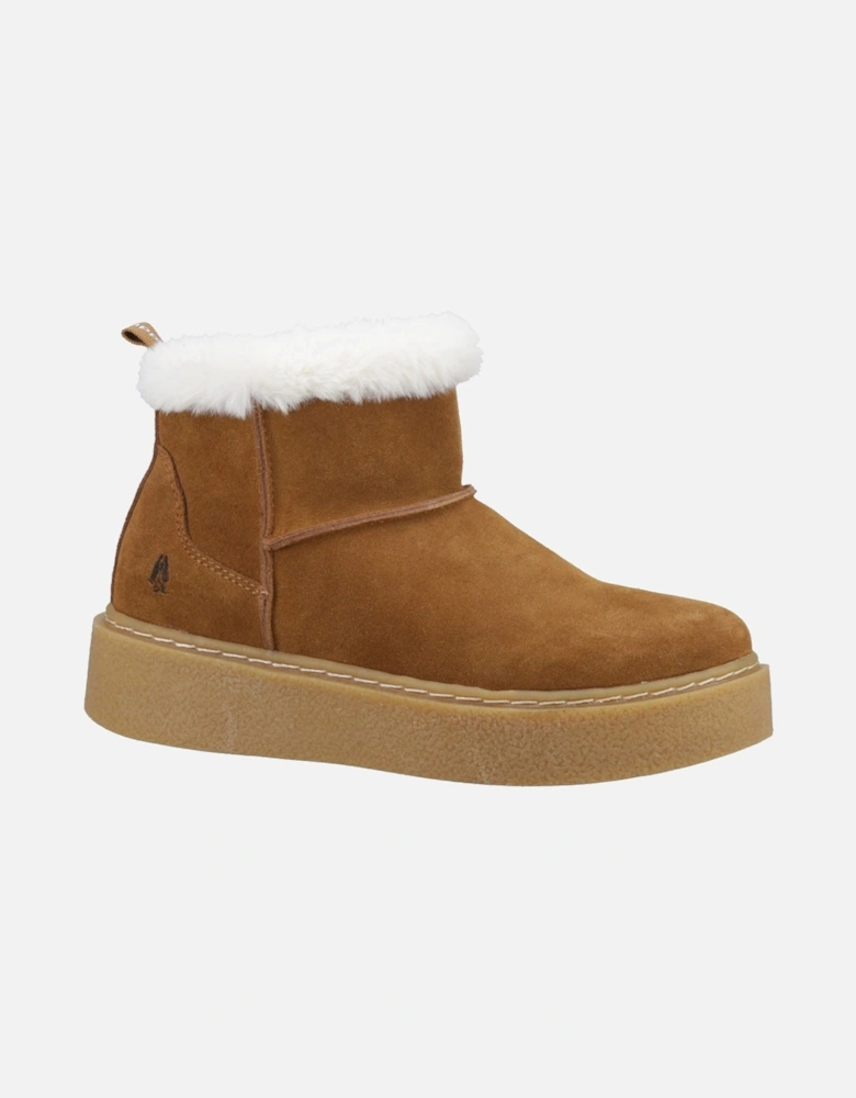 Becca Suede Women's Tan Winter Ankle Boots