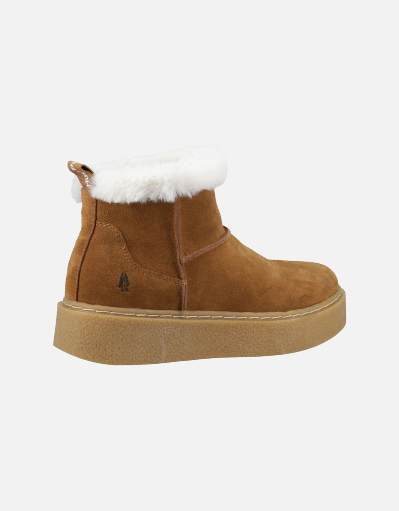 Becca Suede Women's Tan Winter Ankle Boots