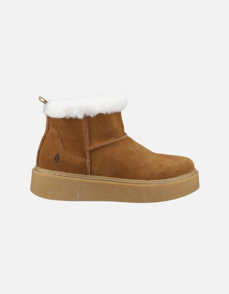 Becca Suede Women's Tan Winter Ankle Boots
