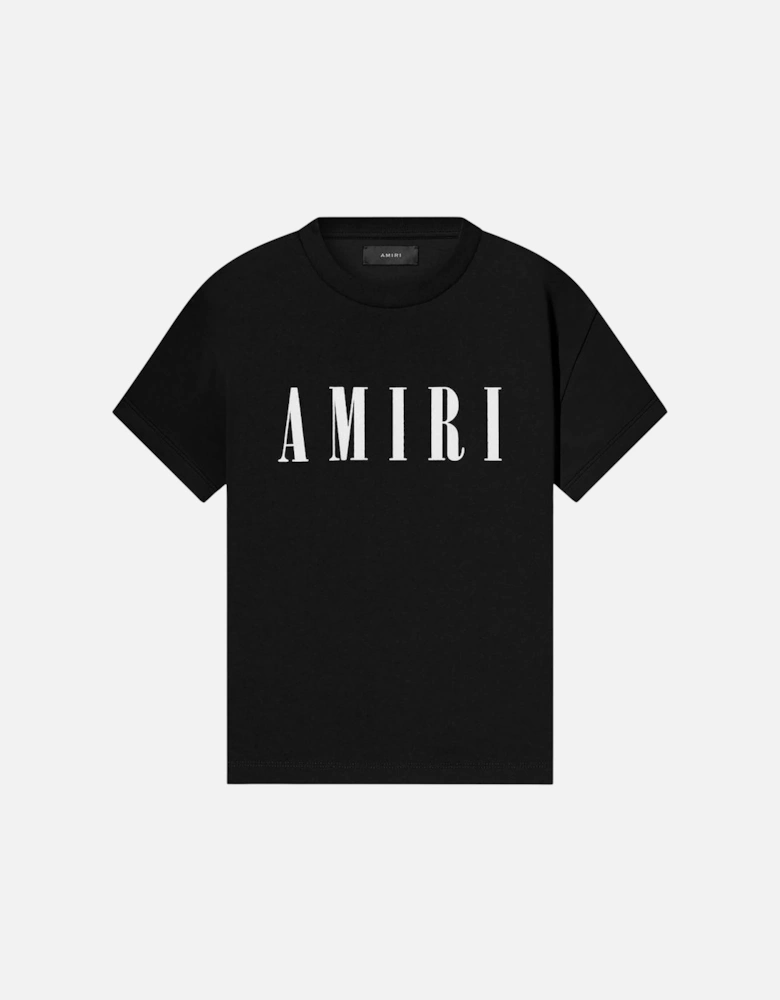 KIDS CORE LOGO TEE BLACK / WHITE