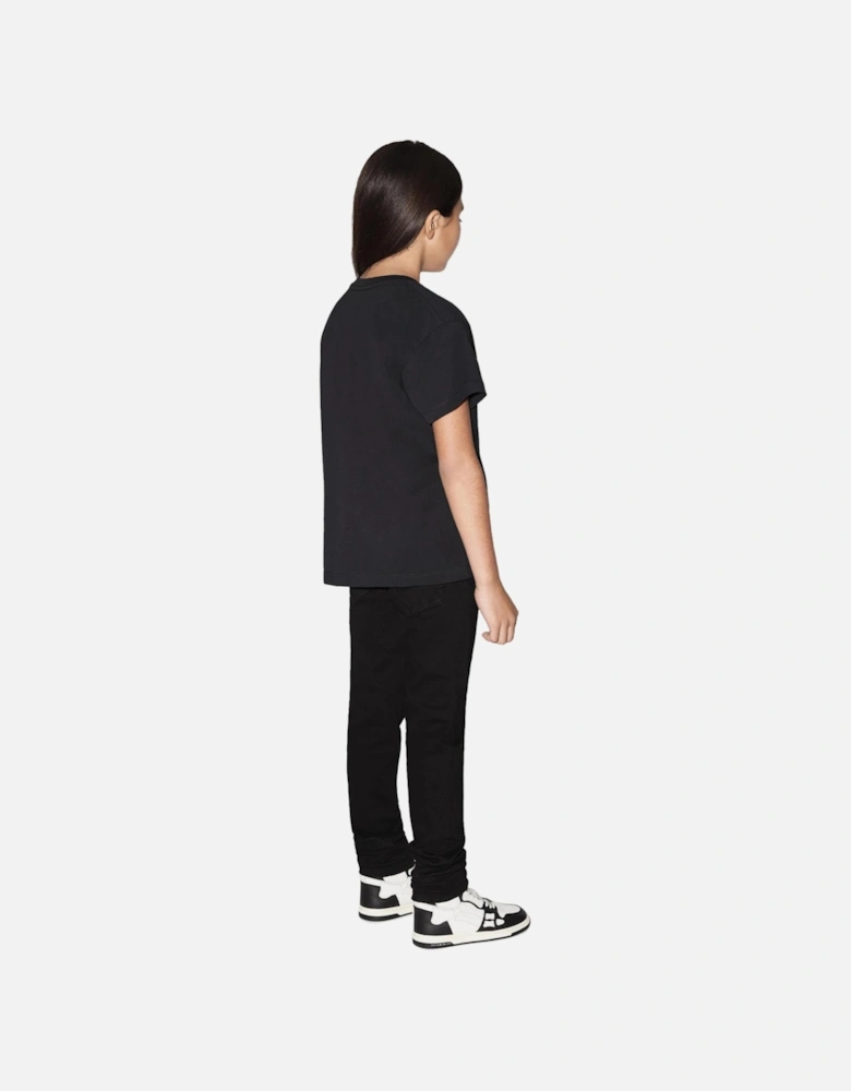 KIDS CORE LOGO TEE BLACK / WHITE