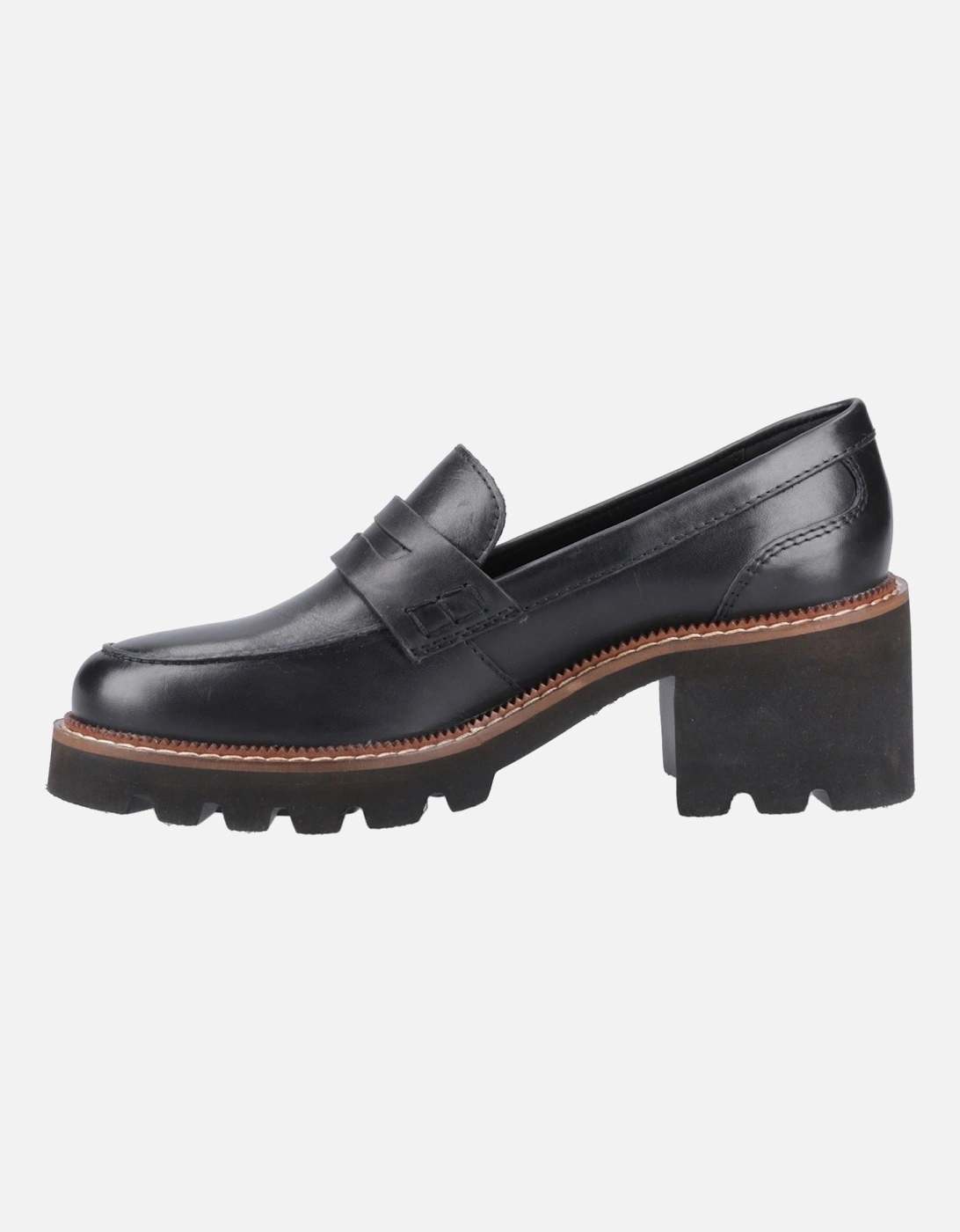 Giavanna Leather Women's Black Loafers