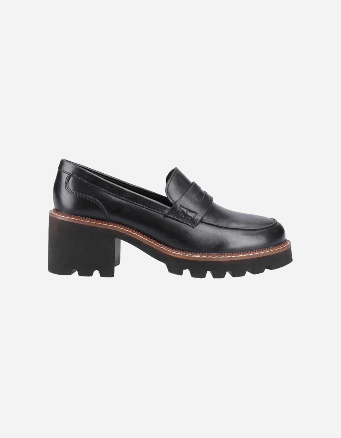 Giavanna Leather Women's Black Loafers