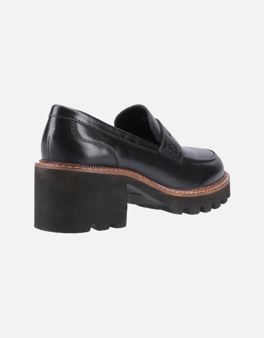 Giavanna Leather Women's Black Loafers
