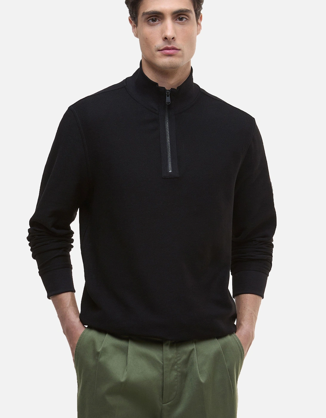 SAMUEL FUNNEL NECK BLACK