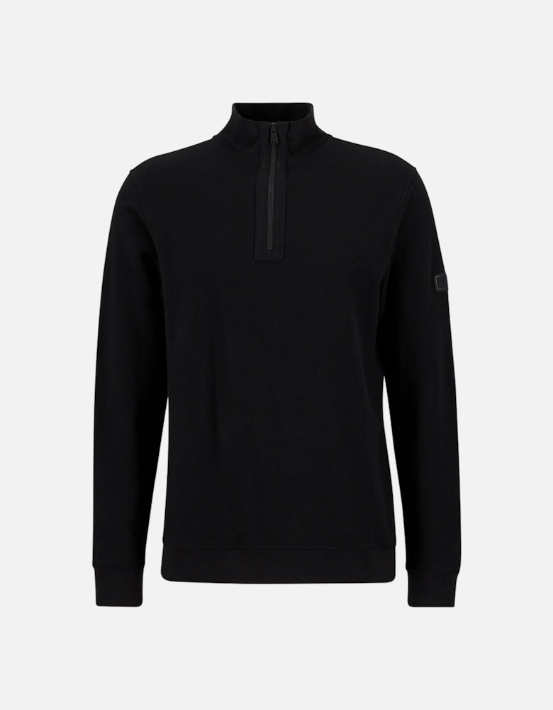 SAMUEL FUNNEL NECK BLACK