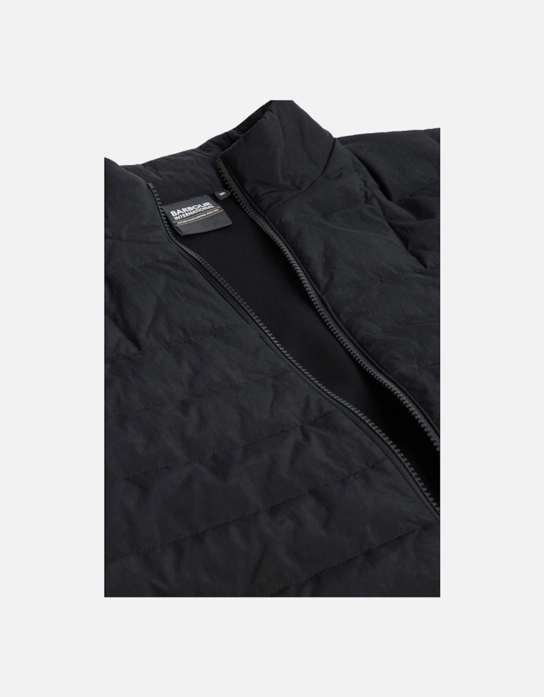 COLLINS QUILTED JACKET BLACK