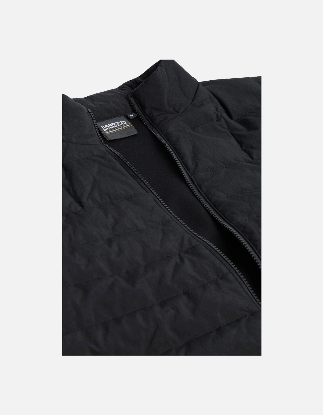 COLLINS QUILTED JACKET BLACK