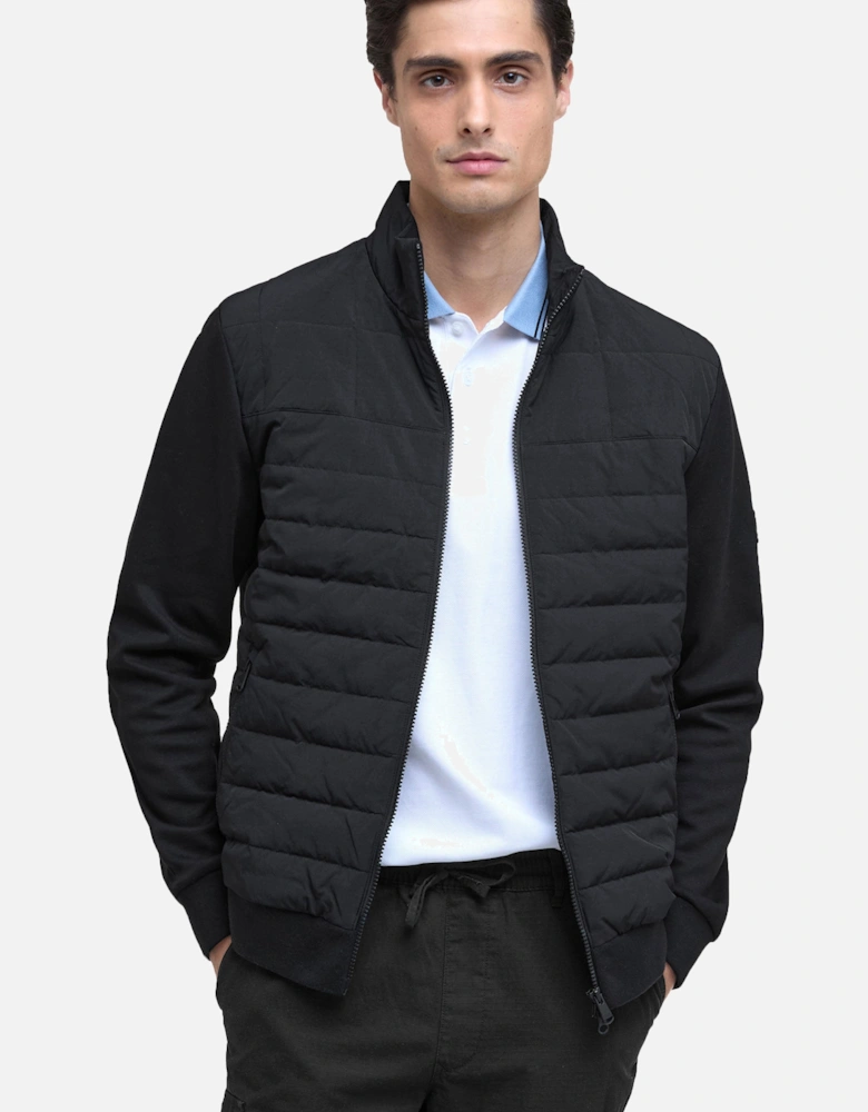 COLLINS QUILTED JACKET BLACK