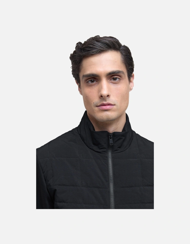 COLLINS QUILTED JACKET BLACK