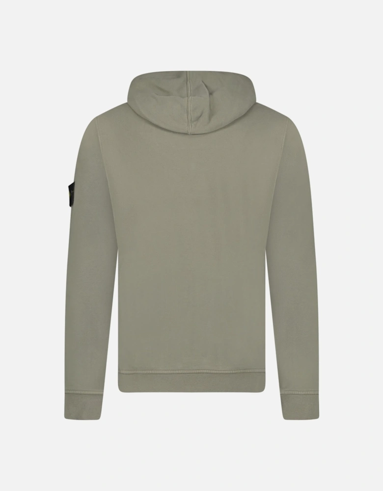 Brushed Organic Cotton Hoodie Walnut Brown