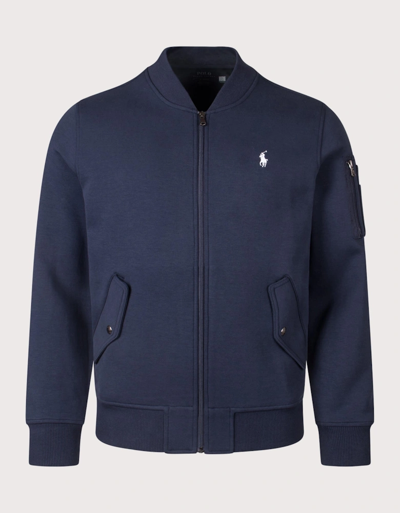 Double Knit Bomber Jacket