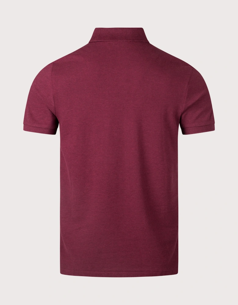 Custom Slim Fit Mesh Polo Shirt