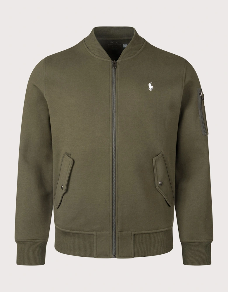 Double Knit Bomber Jacket