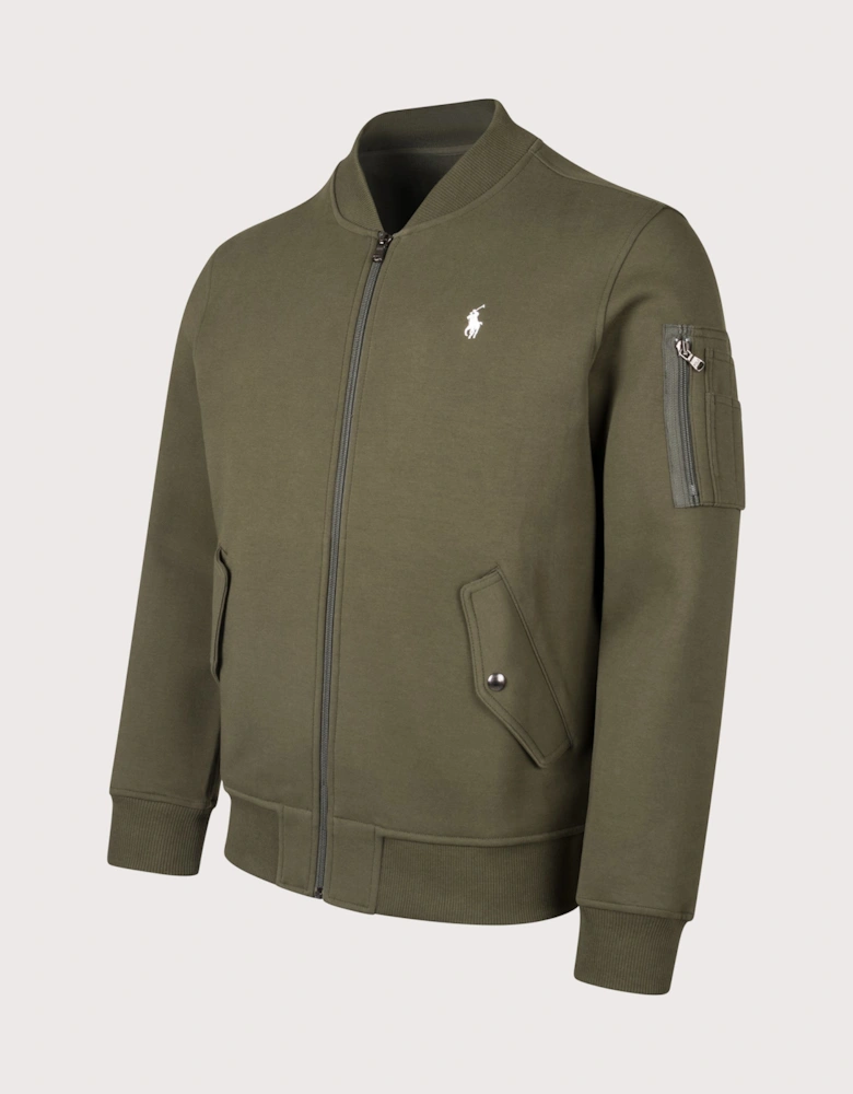 Double Knit Bomber Jacket