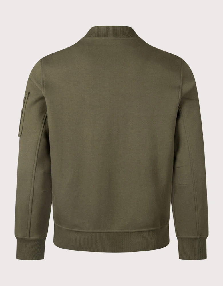 Double Knit Bomber Jacket