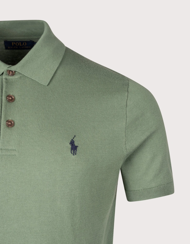 Cotton Knitted Polo Shirt