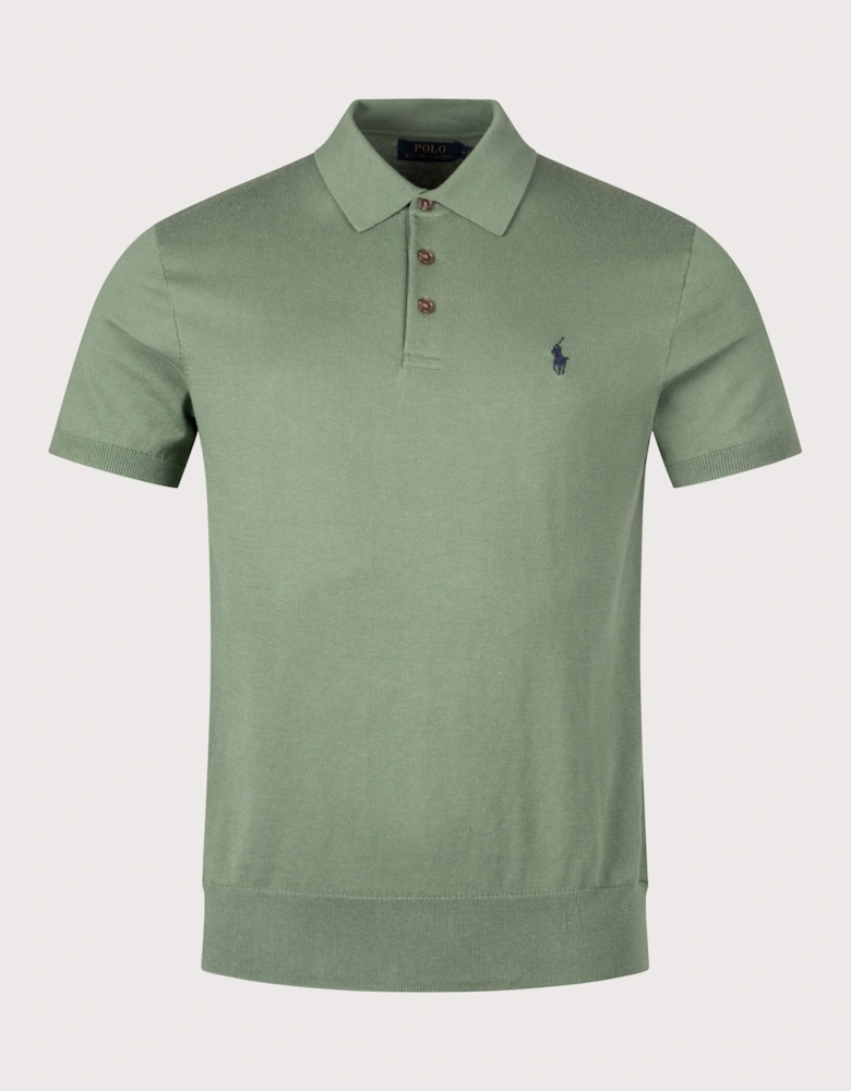 Cotton Knitted Polo Shirt