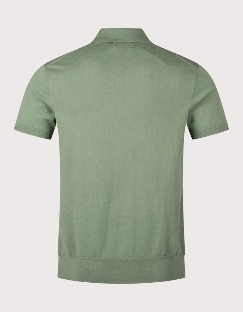 Cotton Knitted Polo Shirt