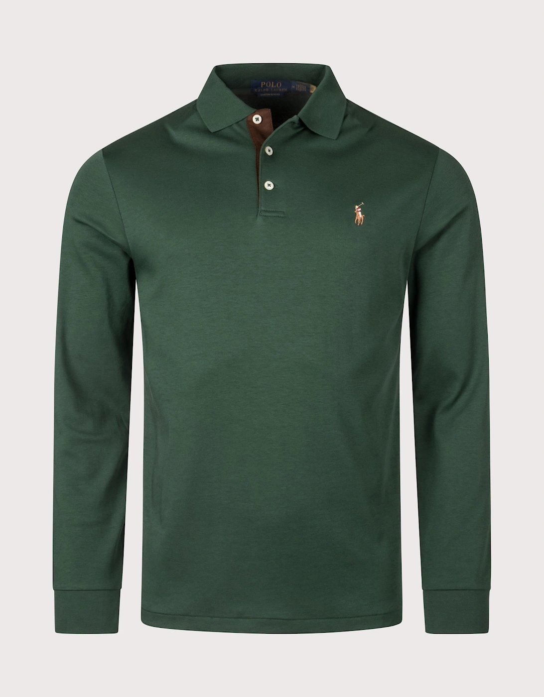 Custom Slim Fit Long Sleeve Soft Cotton Polo Shirt, 4 of 3