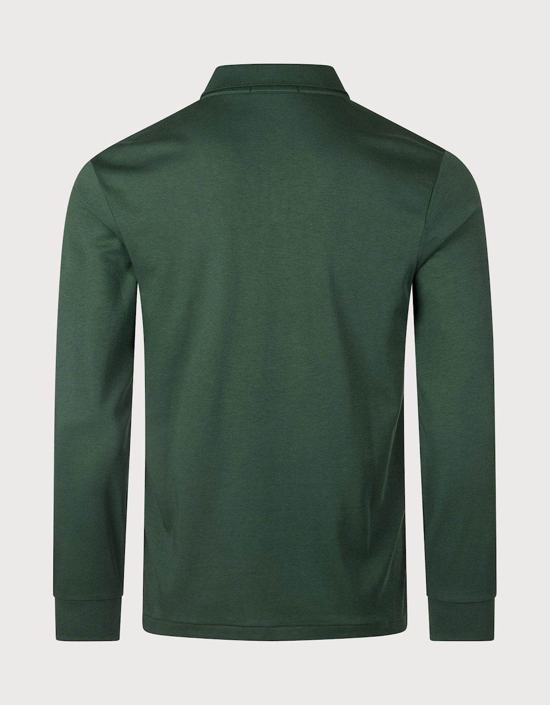 Custom Slim Fit Long Sleeve Soft Cotton Polo Shirt