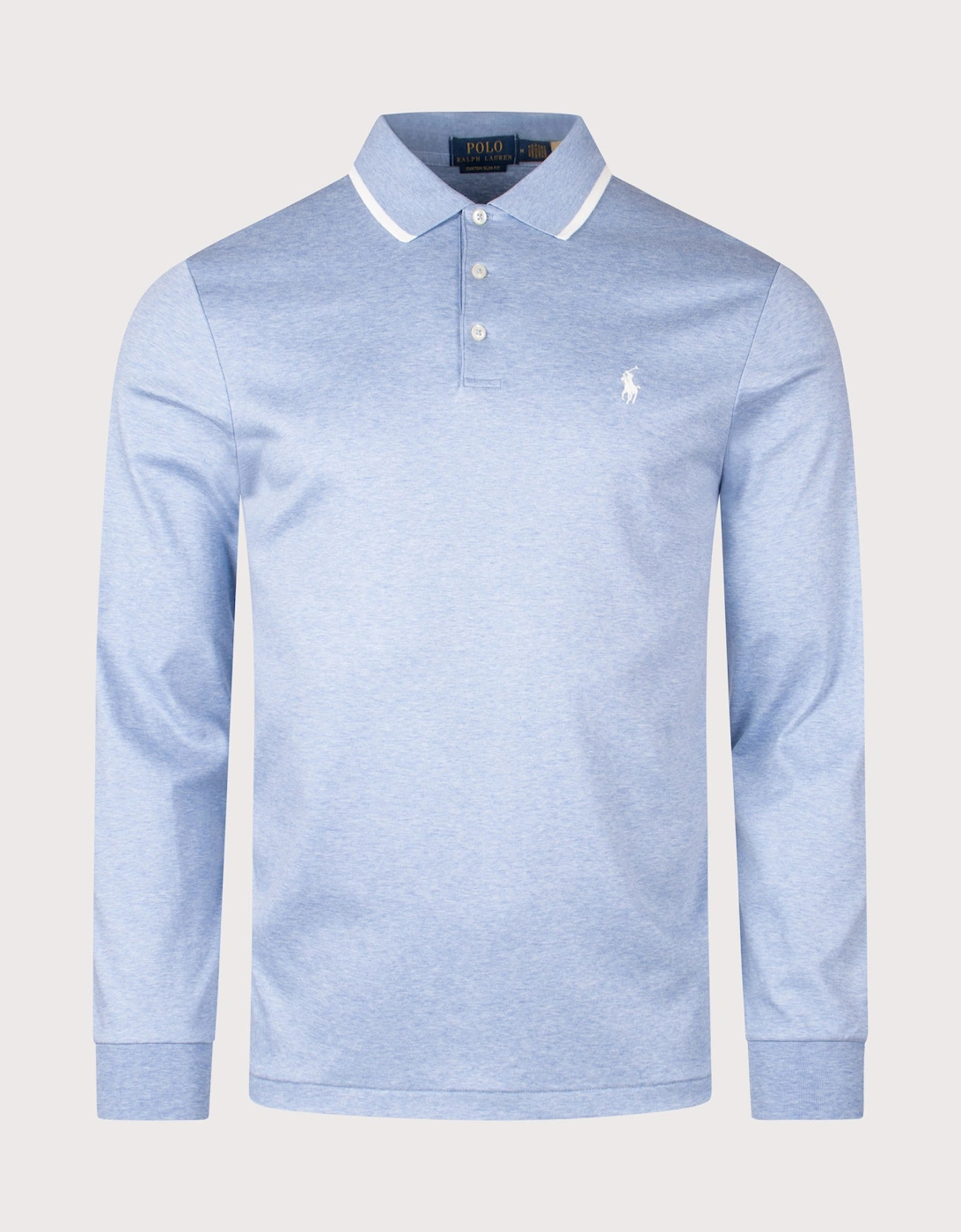 Custom Slim Fit Long Sleeve Polo Shirt, 4 of 3